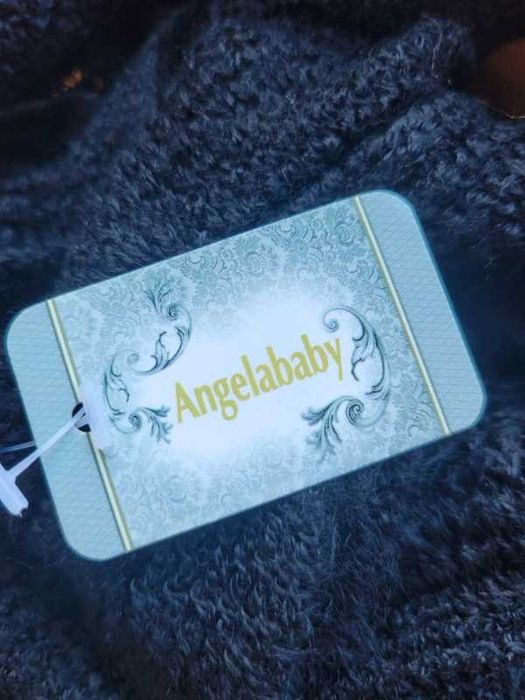 Szal damski wełna z akrylem