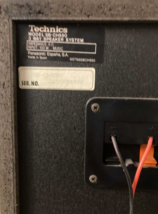 Aparelhagem Technics Série CH550 original e completa