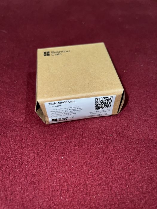 Bambu Lab 32GB microSD FAZ015 oryginalna karta X1 P1S P1P