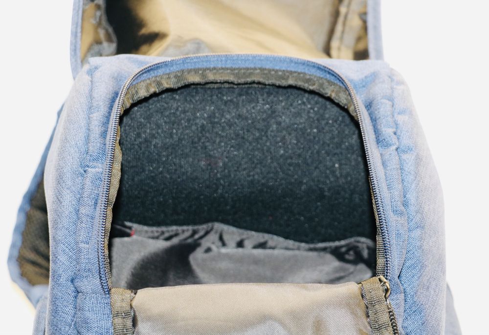 Mochila para máquina fotográfica e lentes acolchoada