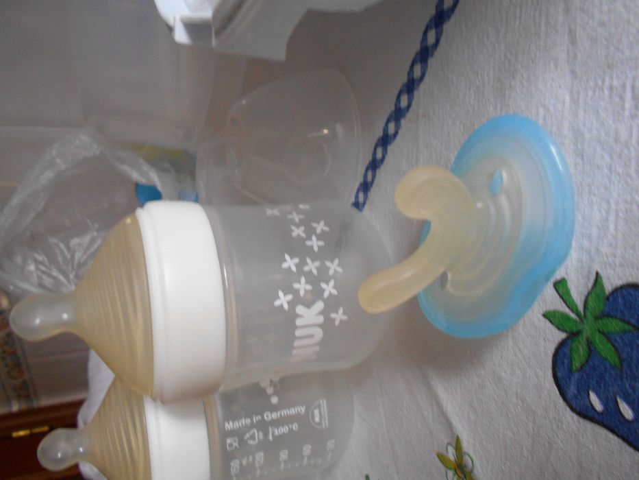 Mordedor Primeiros Dentinhos + Chupa Puré frutas