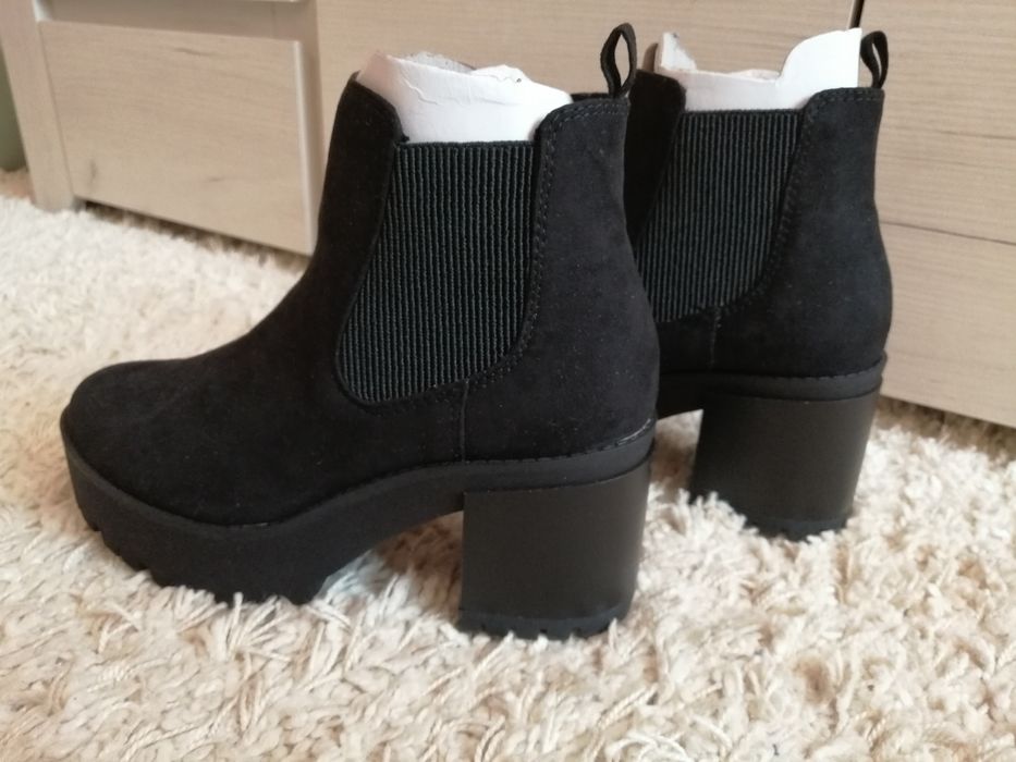 Botki Pull&Bear rozmiar 37 Czarne