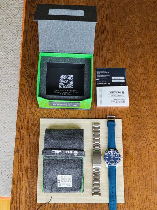 Zegarek Certina DS Powermatic 80, 43 mm, diver