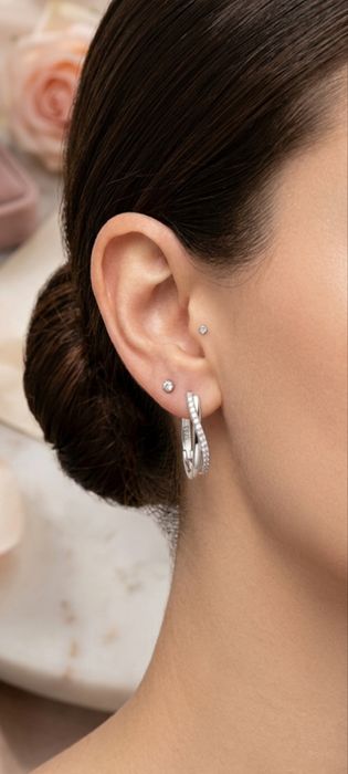 Kolczyki srebrne próba 925