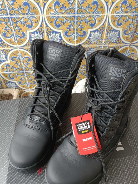 Botas táticas Safeth Jogger Com Fecho Lateral Tamanho 42