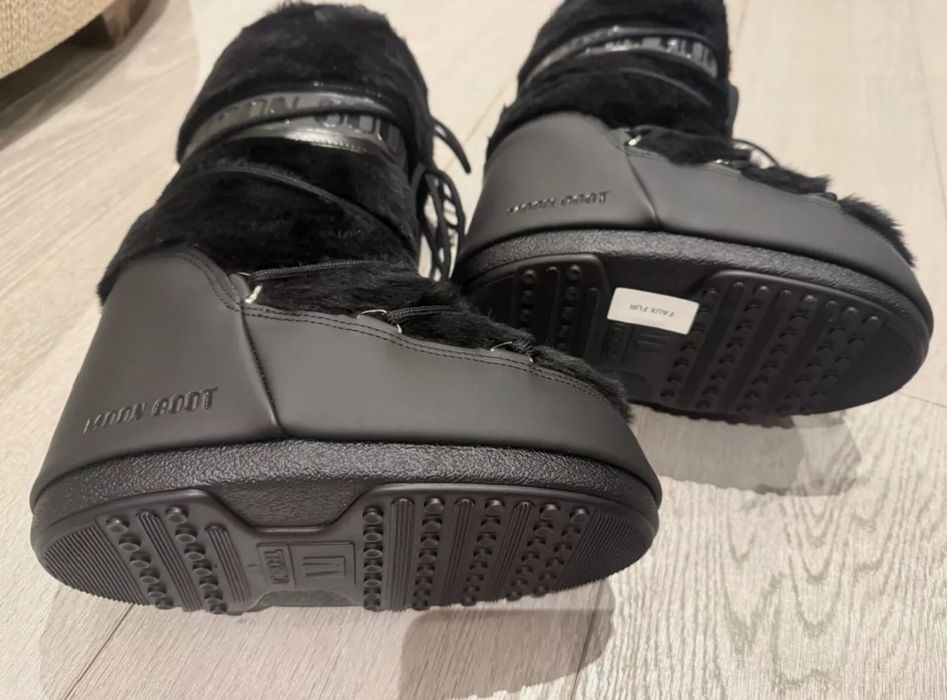 Moon Boot Classic Faux Fur ( długie Śniegowce)