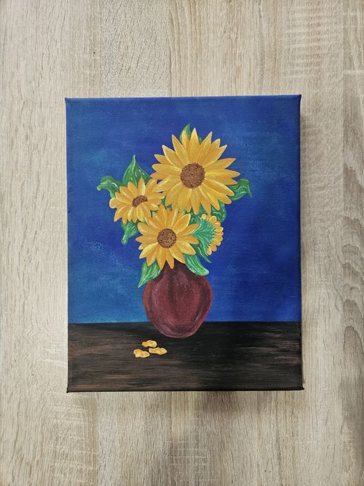 Obraz akrylowy - Słoneczniki / 24×30cm