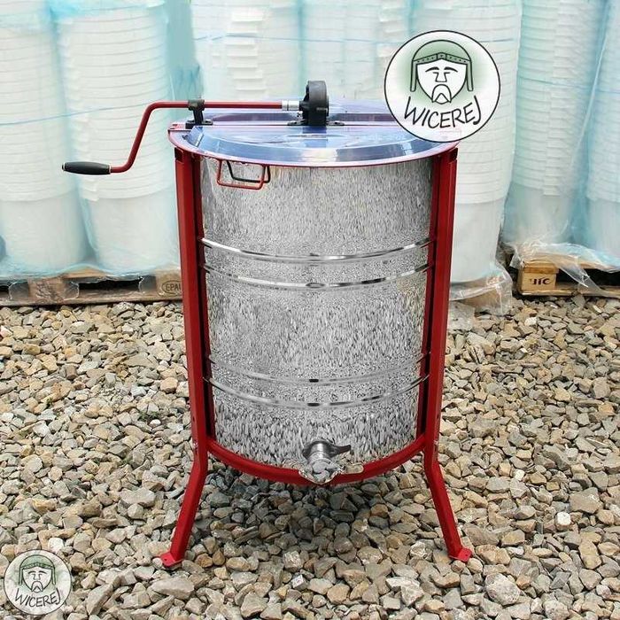 Miodarka 4 kasetowa ręczna uniwersalna kwasoodporna nierdzewna