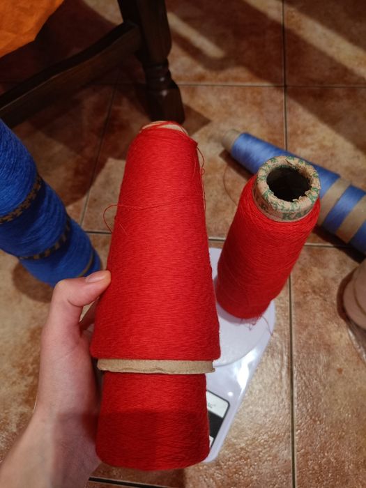 Пряжа котон, бамбук, нитки, бобінна пряжа, в'язання