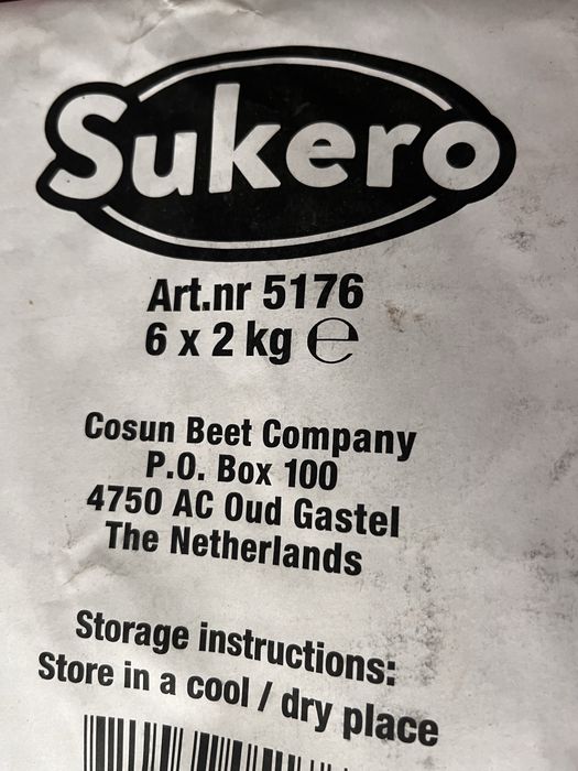 24 kg de açucar branco refinado