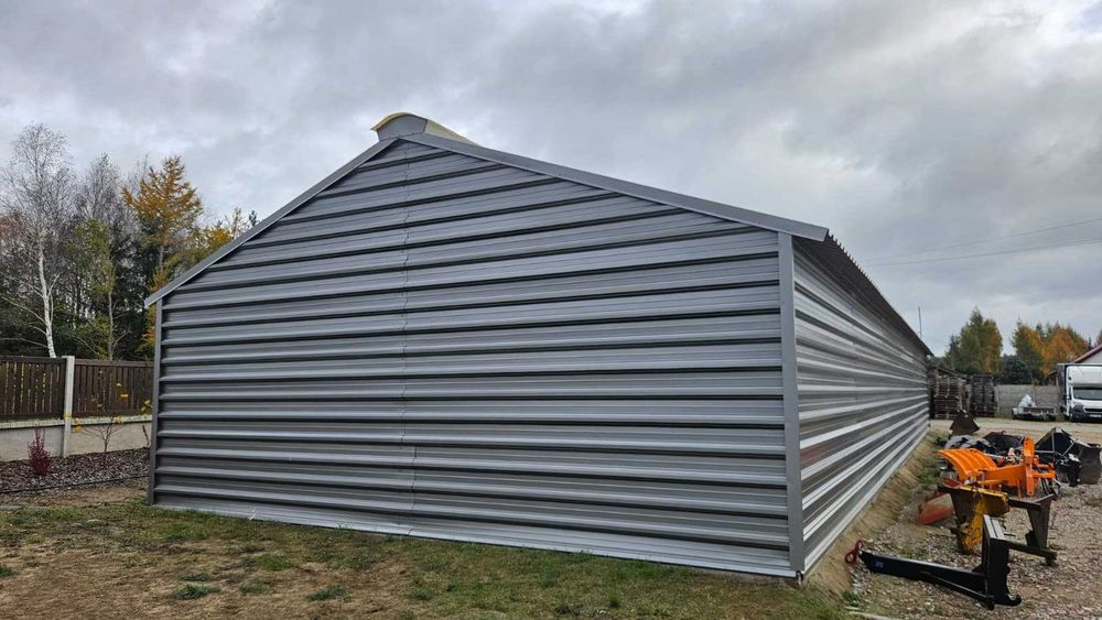 Konstrukcja stalowa 437 m2 wiata hala magazyn 8.10x54 m