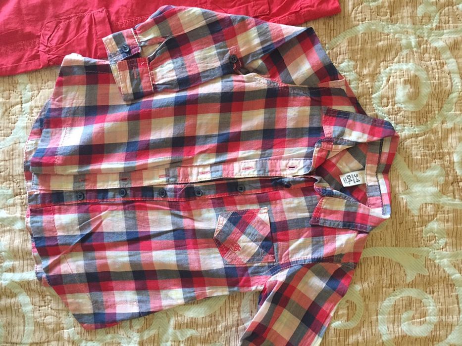 Летние бриджи джинсы рубашка zara рост 98-104
