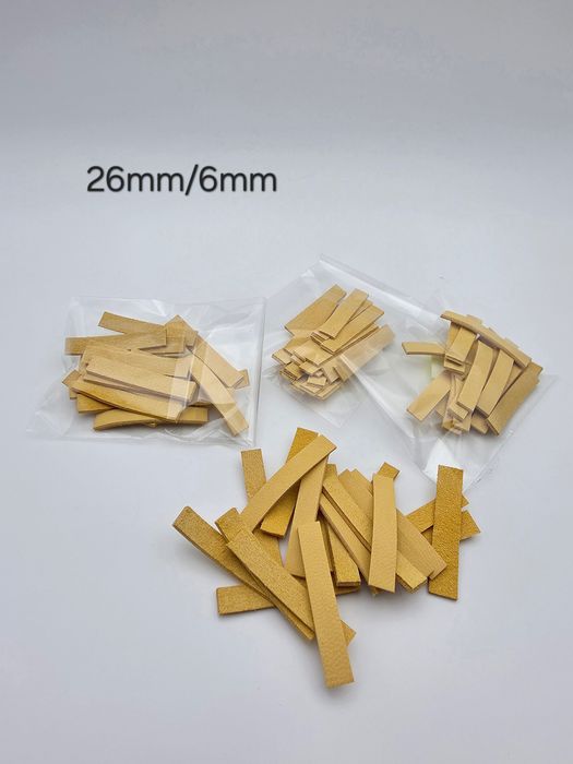 ZAWORKI WŁOSKIE do akordeonu, skórzane 26 mm/6 mm, 20 szt