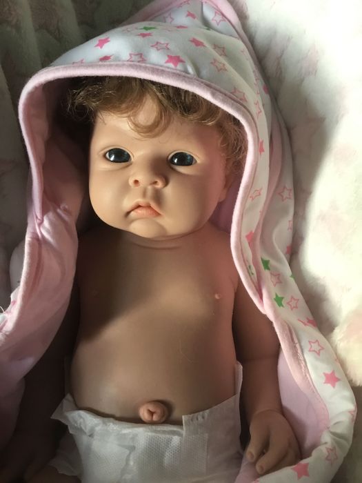 Boneca bebé reborn, silicone sólido, maleável