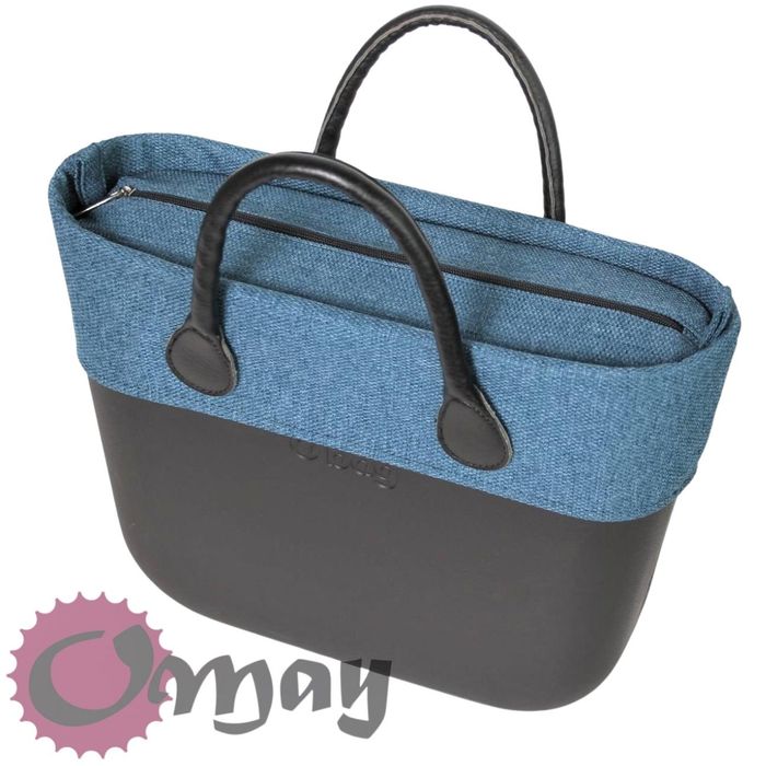 organizer OBAG MINI +OPASKA struktura ottanio wkład 2 kieszenie OMAY