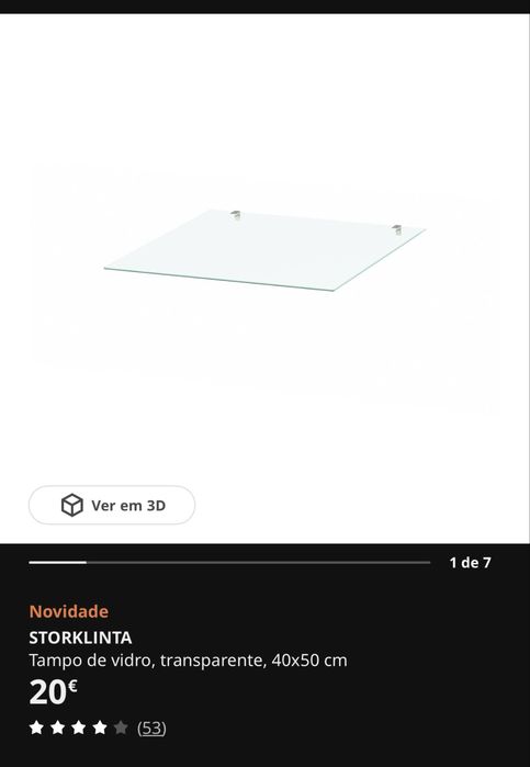 2 mesas de cabeceira MALM ikea + 2 vidros
