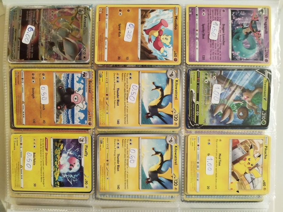 Cartas Pokémon individuais