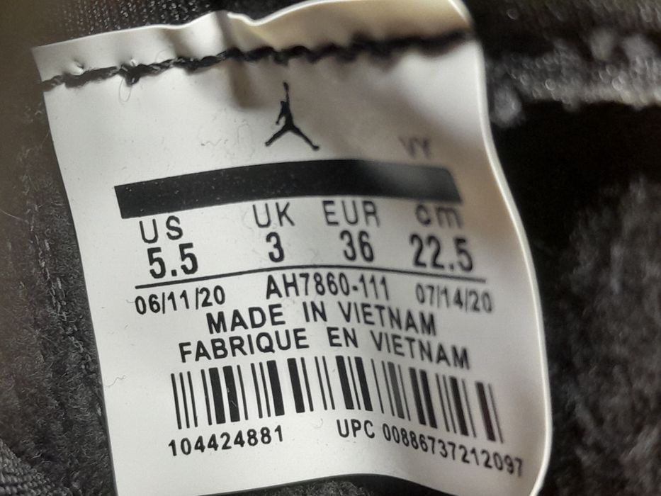 Кросівки високі Nike Air Jordan 36 розмір.