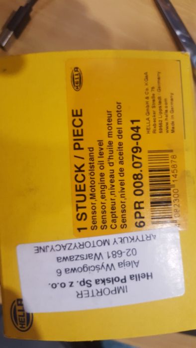 Sensor de oleo original Vw, audi, seat etc
