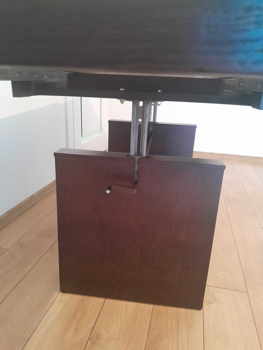 Ławo-stół. Bardzo solidna dębowa ława.