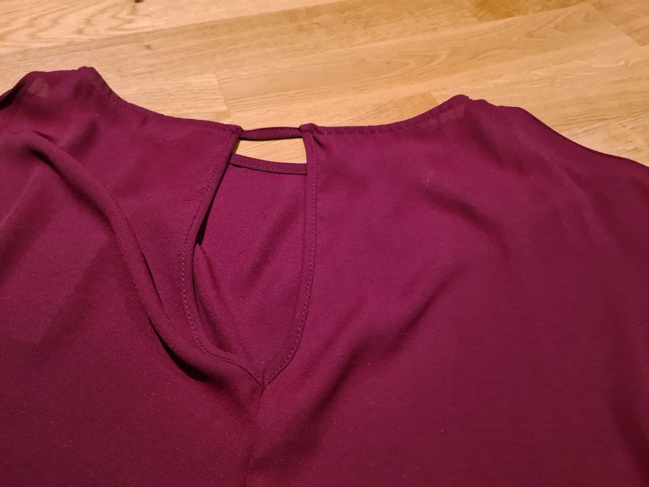 NOWA Bluzka bordowa M Dorothy Perkins