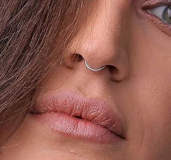 16 Piercings brincos falsos nariz helix (sem necessidade furo)    NOVO