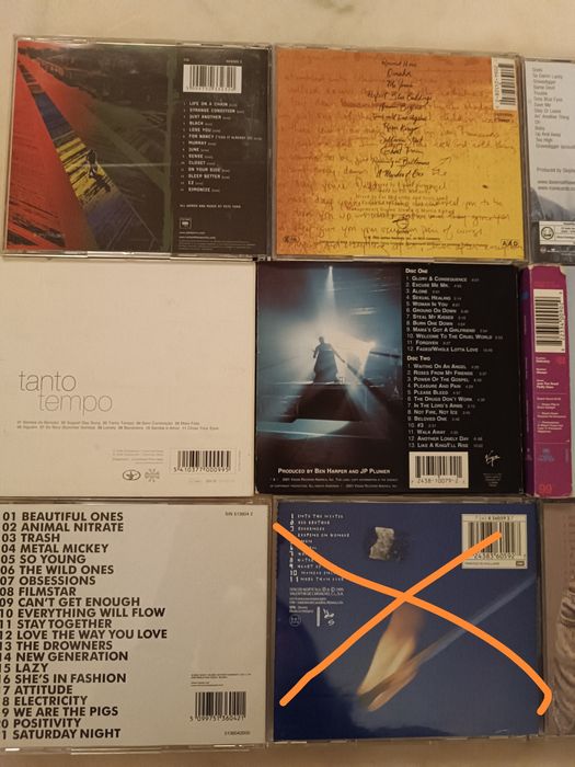 12 CDs incl Dave Matthews, Ben Harper, Counting Crows, etc