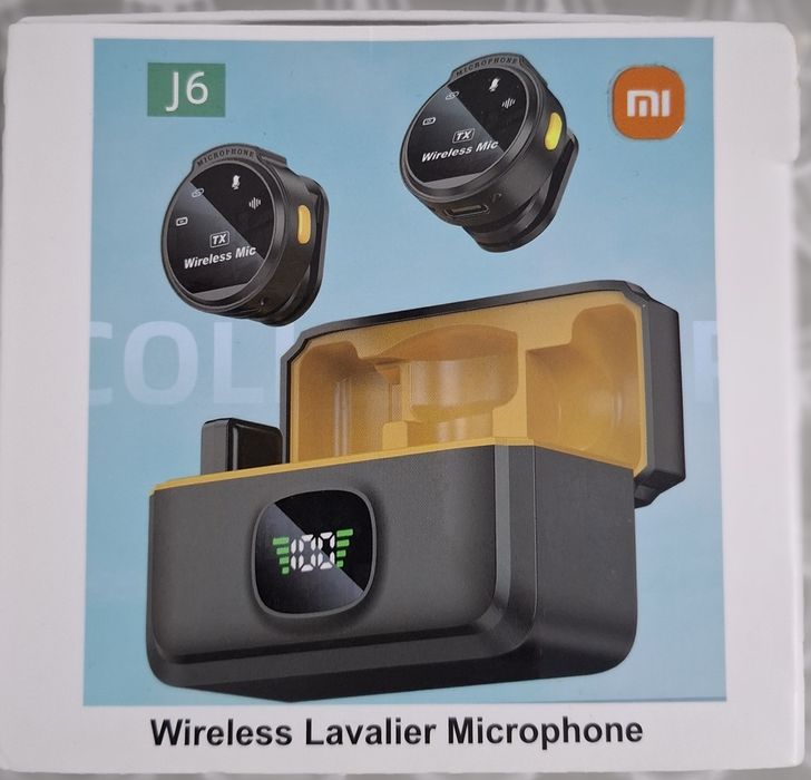 Microfone de Lapela Sem Fio Xiaomi J6