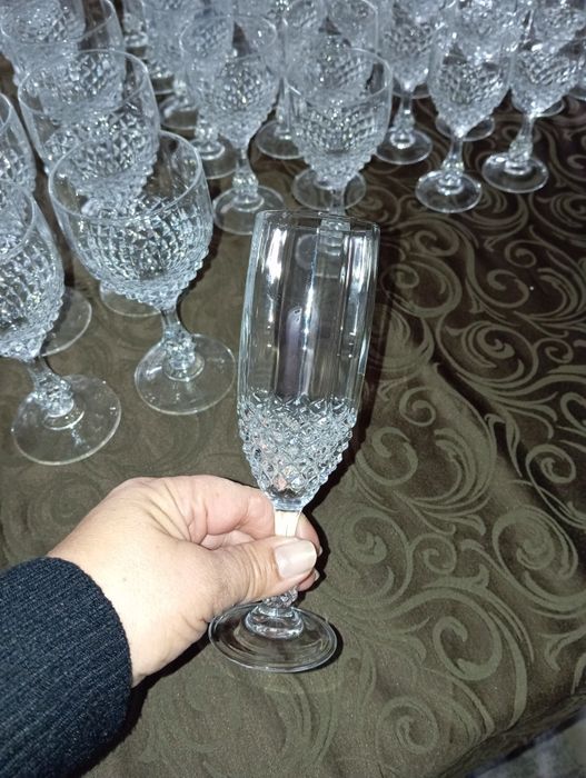 Serviço cristal d'arques anos 80