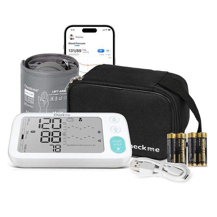 Тонометр CheckMe BP3 для плеча, пам'ять 2 x 250 даних, манжета 22-45