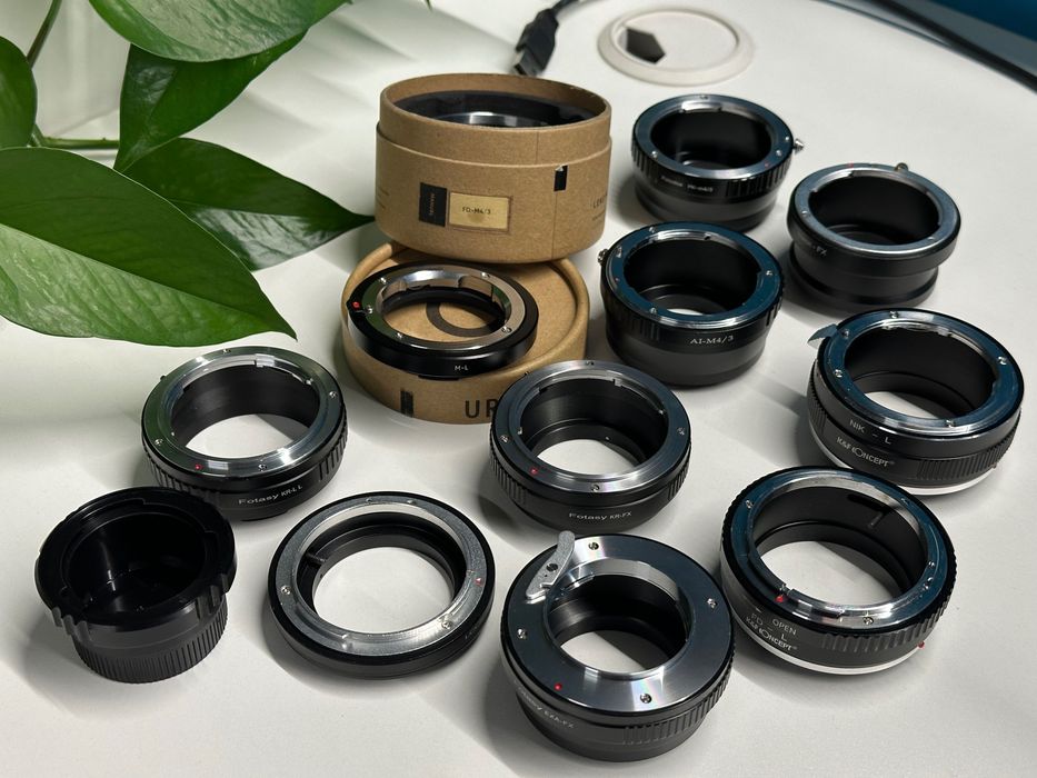 Адаптери для бездзеркальних камер Fujifilm X, Leica L SL, Micro 4/3