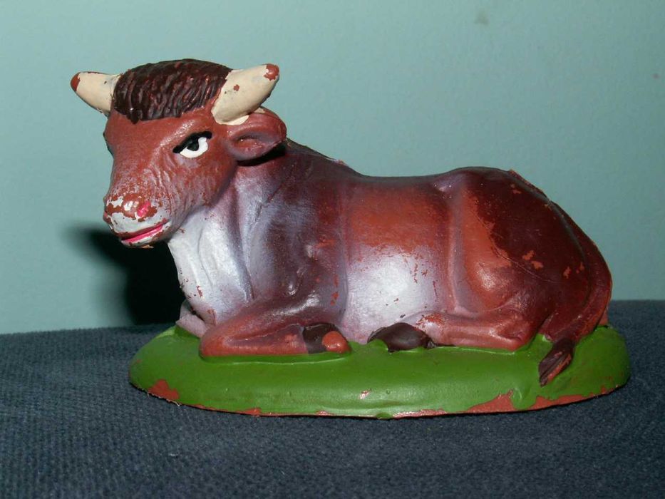 Zwierzęta  Wół - Osiołek do figur 11-13 cm do szopki bożonarodzeniowej