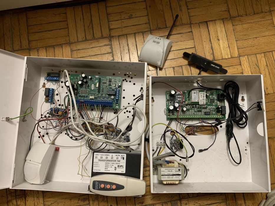 Kompletny system alarmowy – centrale, moduł GSM, czujniki, akcesoria