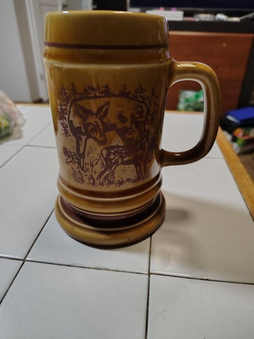 Stary sygnowany kufel