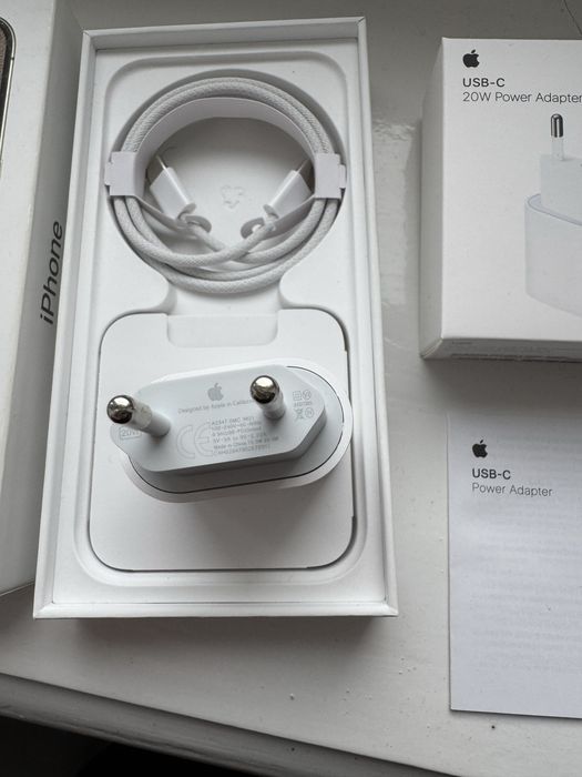 ‼️ОРИГИНАЛ Быстрая зарядка 20W США кабель и блок на айфон