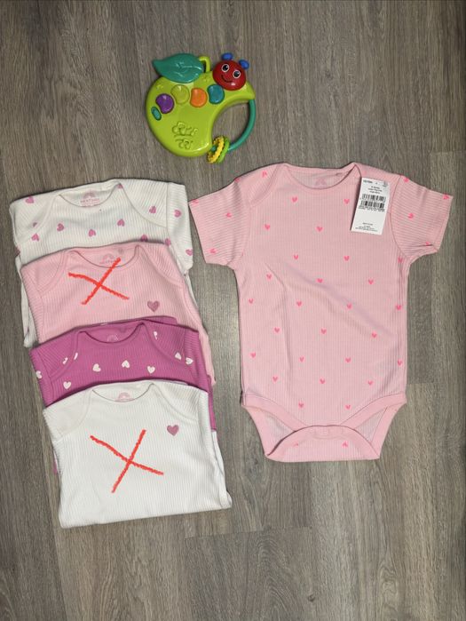 Боді Next короткий рукав 9-12 м, 80 р боді маєчки