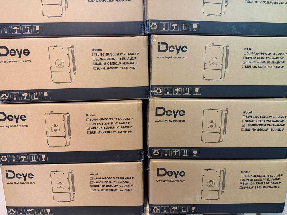 Инвертор гибридный DEYE SUN-10K-SG02LP1-EU-AM3-P (В НАЛИЧИИ!)
