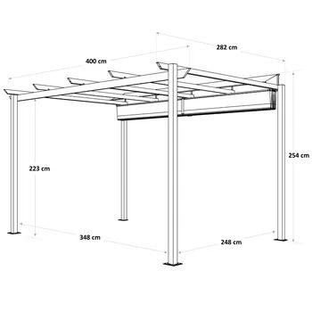 Pawilon ogrodowy pergola Omega