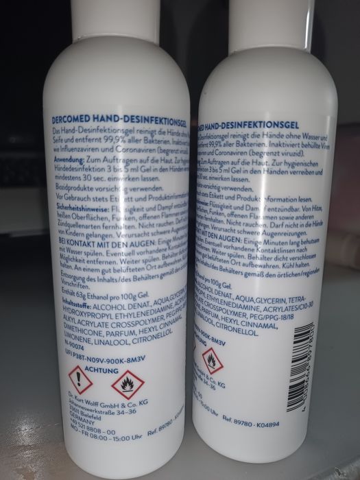 Дезинфектор dr.wolff dercomed для рук