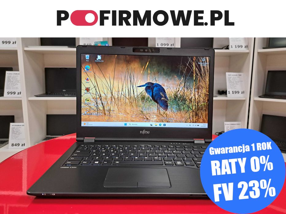 Laptop 14" Fujitsu LifeBook U7410 i5-10gen 16GB Win11 256SSD HDMI FHD