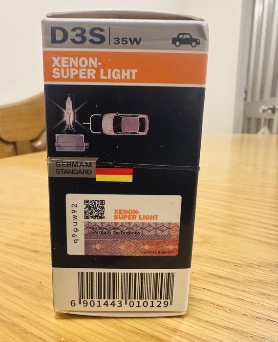 D3S Xenon 5500K Novas (Par)