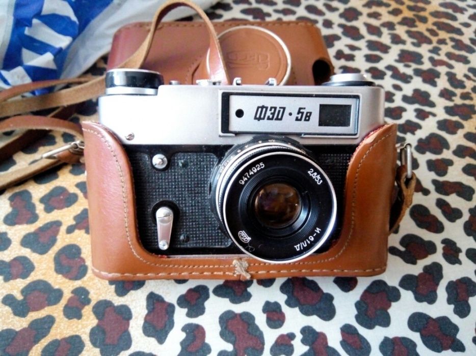 Фотоаппарат ФЭД со вспышкой