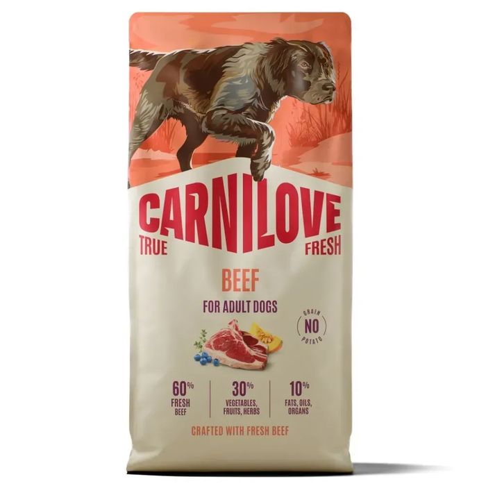 Carnilove True Fresh Beef 12кг - Карнілав тру фреш для cобак яловичина 12 кг