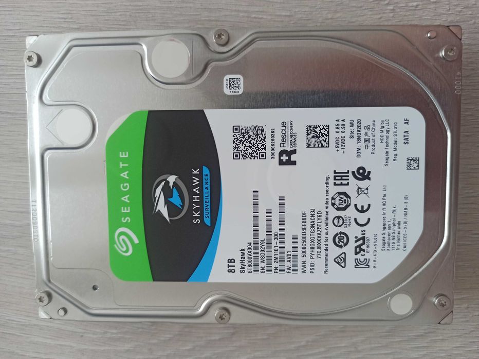 Dysk twardy Seagate SkyHawk ST8000VX004 8TB