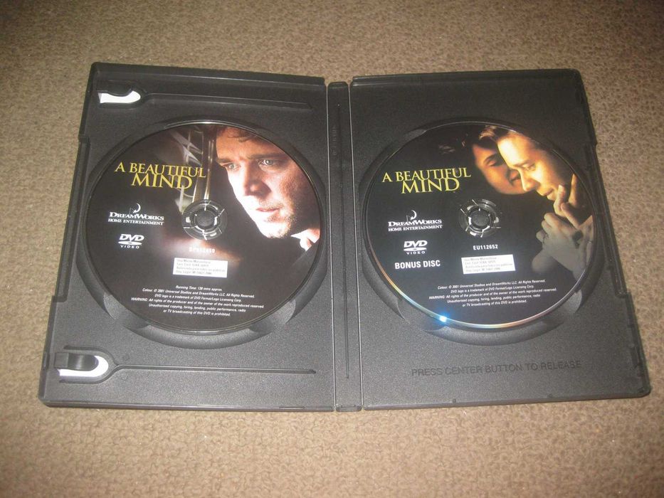 A Beautiful Mind" starring Russell Crowe / Special 2-DVD Edition!64739411995009122
