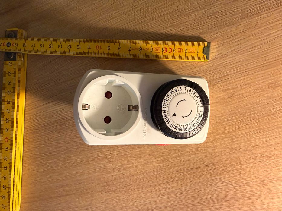 Timer Manualny Biały