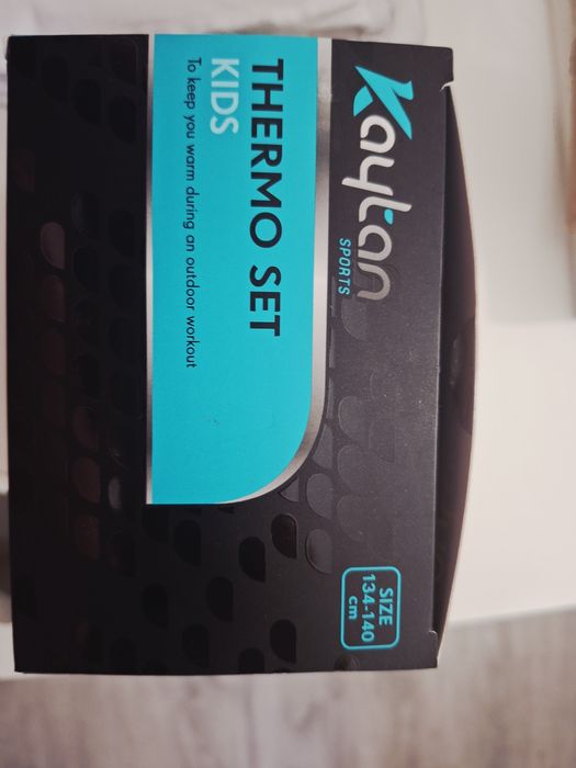 Kaytan Sport spodnie i koszulka termiczne dla dzieci 134-140 cm