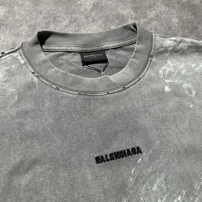 Футболка Balenciaga back grey S M L