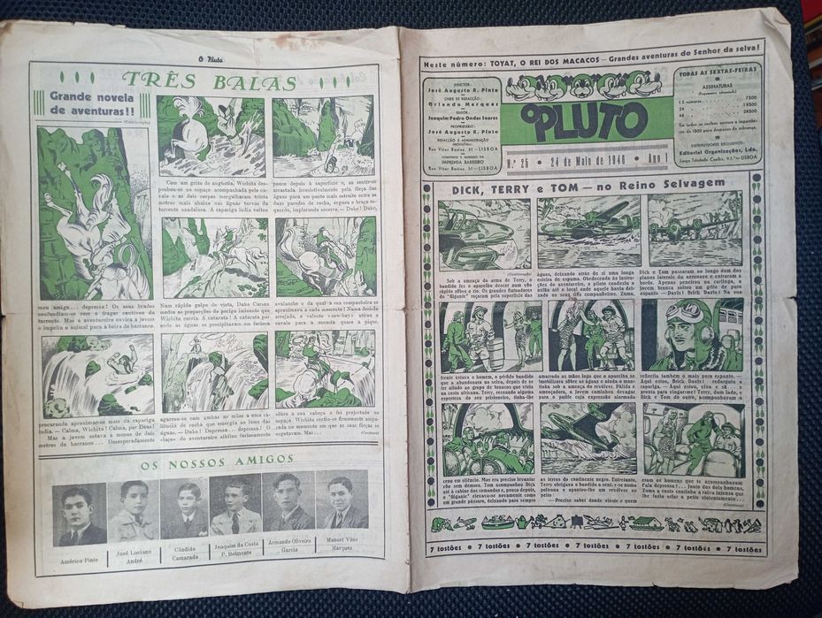 O Pluto - vários números