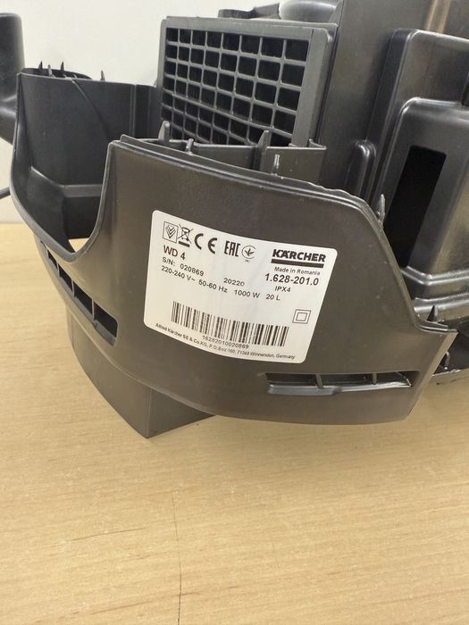 Dolna Konsola Silnika odkurzacza Karcher Wd 4 MV 4 wd4 premium przewód